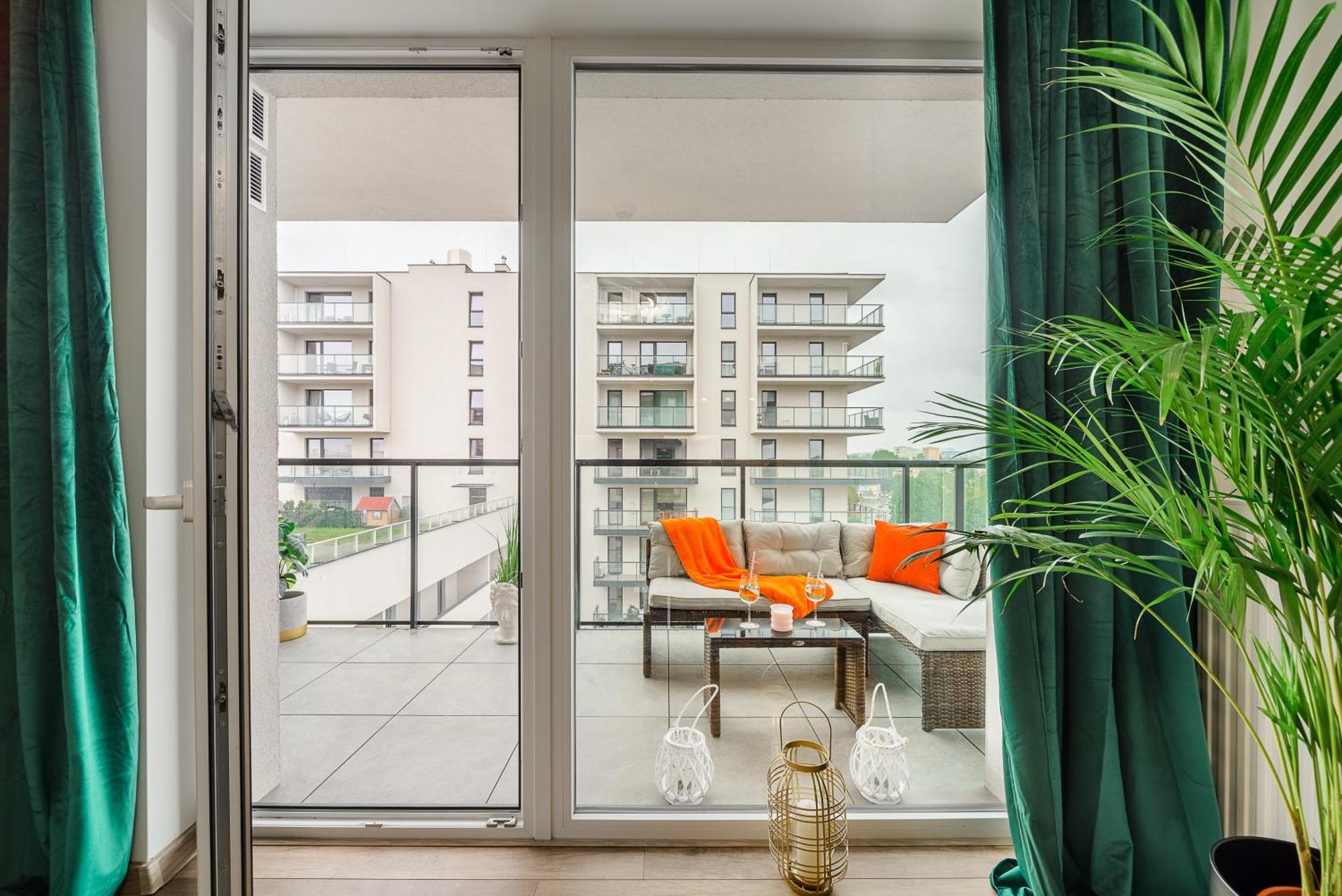 Lumina Stylish 3-Room Apart With Balcony Lodz  Exterior photo