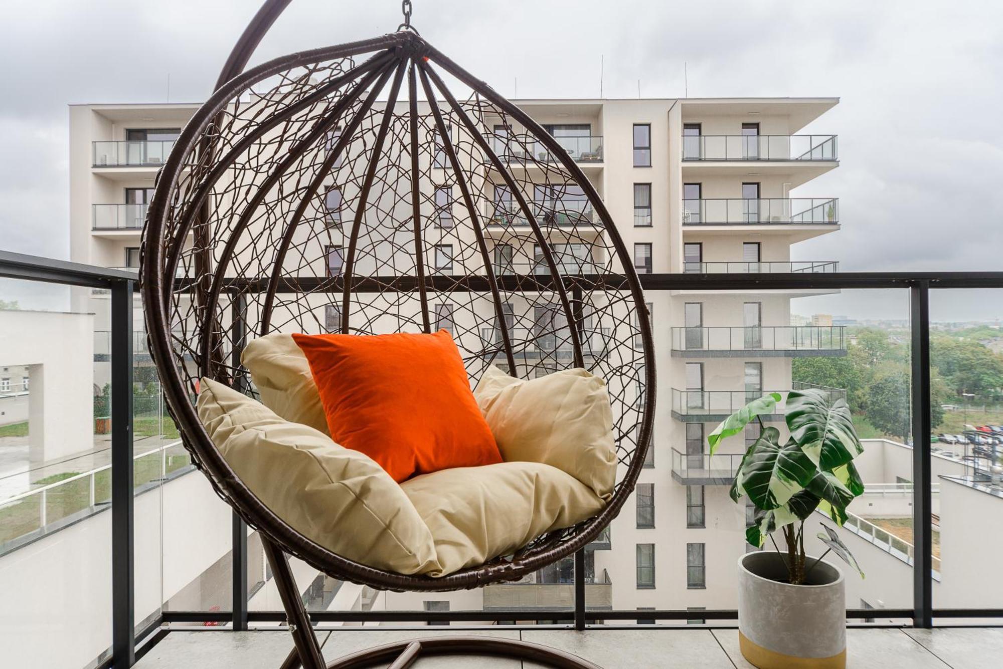 Lumina Stylish 3-Room Apart With Balcony Lodz  Exterior photo