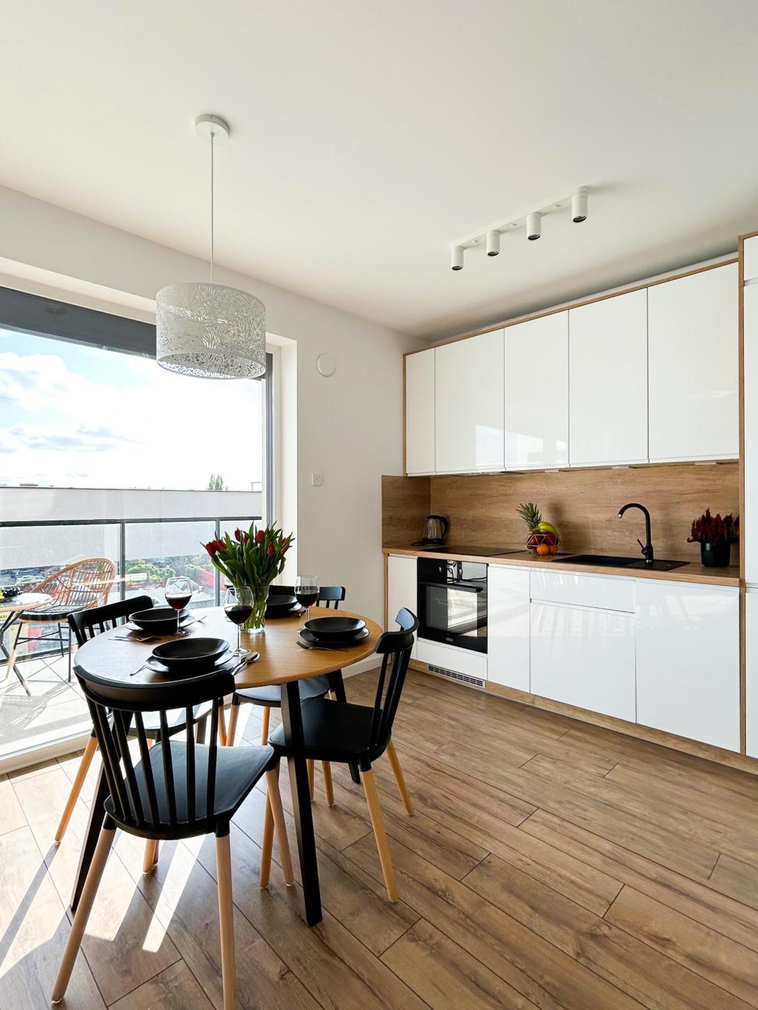 Lumina Stylish 3-Room Apart With Balcony Lodz  Exterior photo